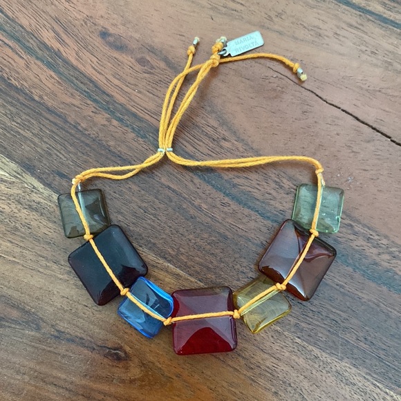 Maria Revolta Women’s Bracelet Adjustable String Length Acrylic - Picture 4 of 4